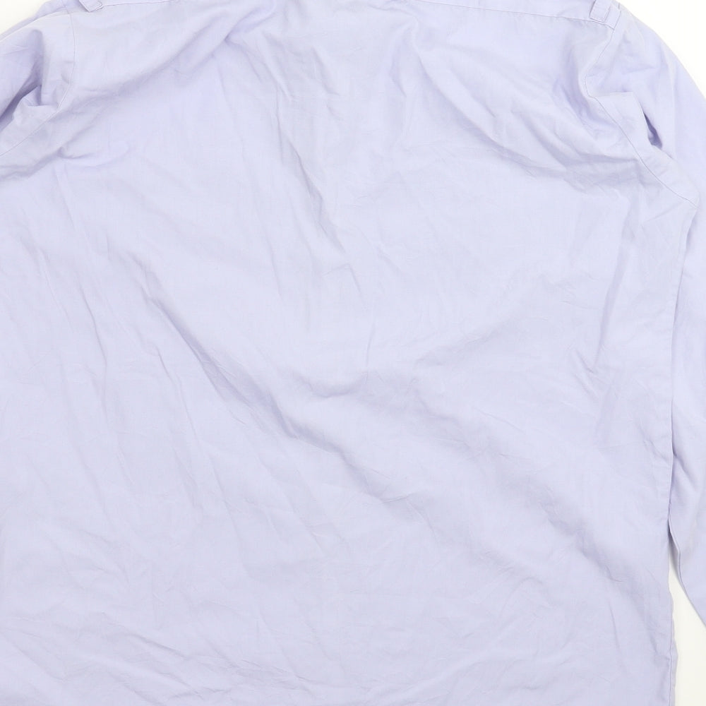 Double TWO Mens Blue Button-Up Size 16