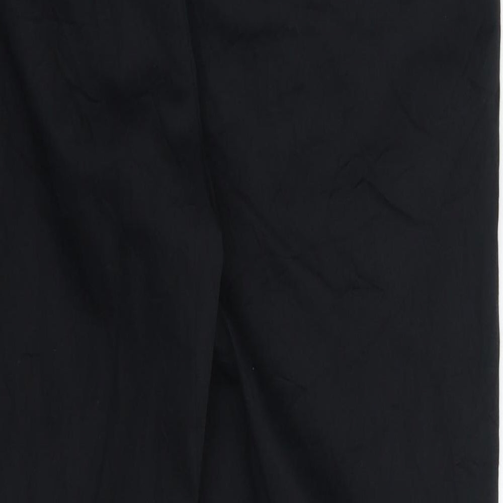 Marks and Spencer Womens Black Trousers Size 10 L26 in
