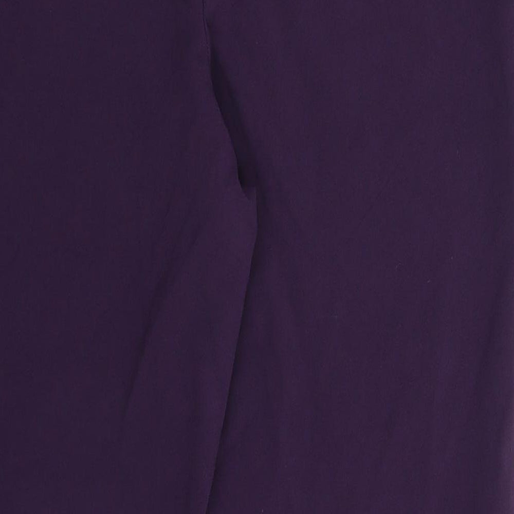 Autonomy Womens Purple Trousers Size 14 L26 in