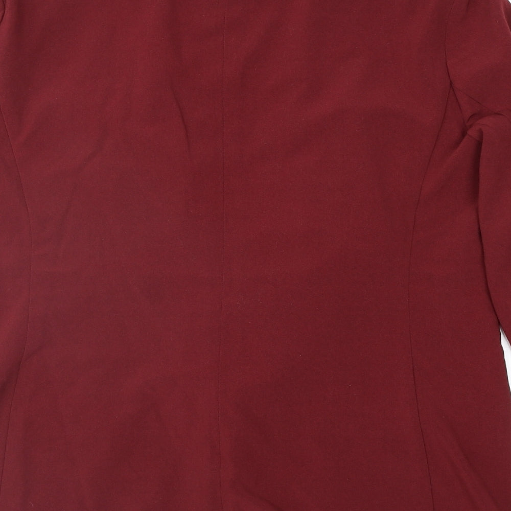 Marks and Spencer Womens Red Jacket Size 12