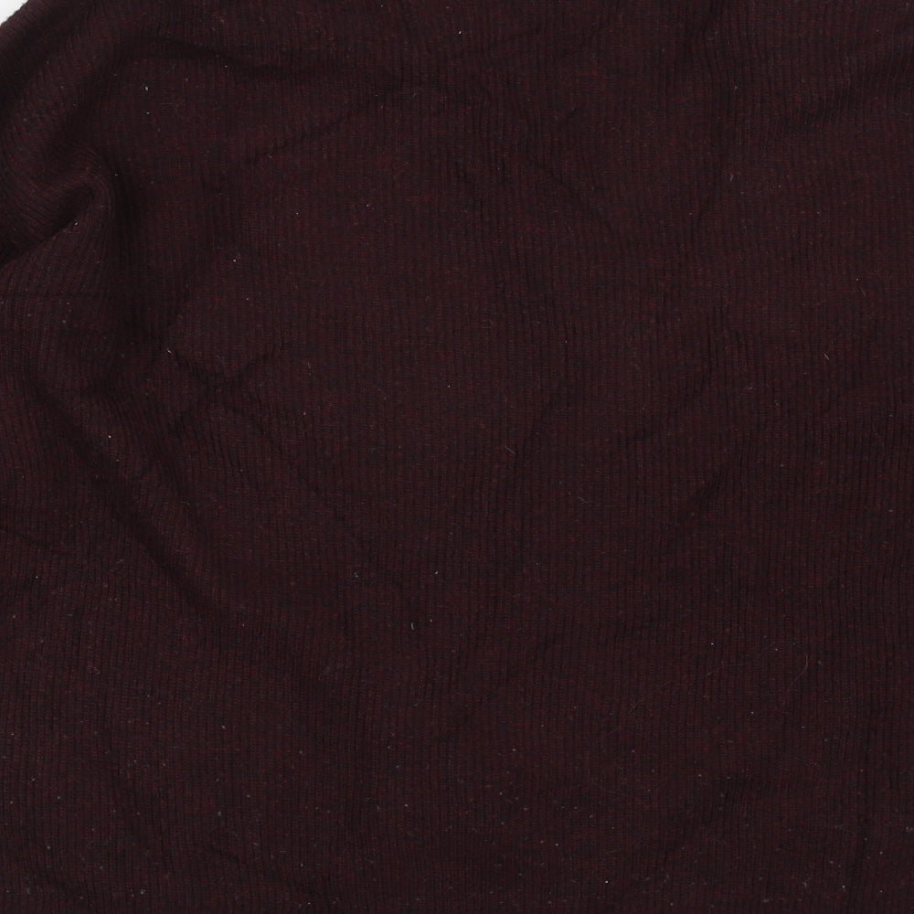 Topshop Womens Purple Knit Pullover Jumper Size S