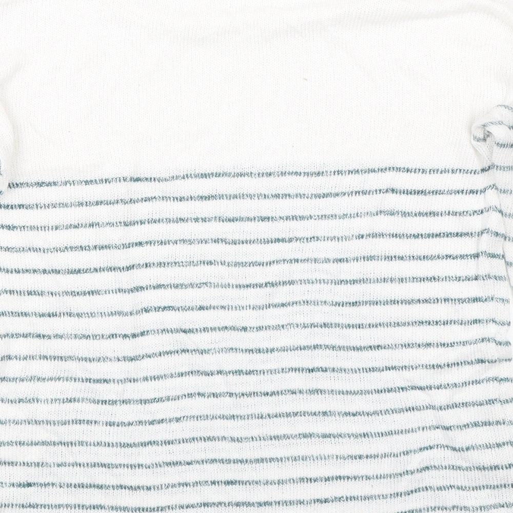 H&M Girls Blue Striped Pullover Jumper Size 10-11 Years
