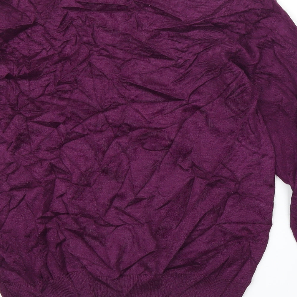 Paramour Womens Purple Pullover Jumper Size S