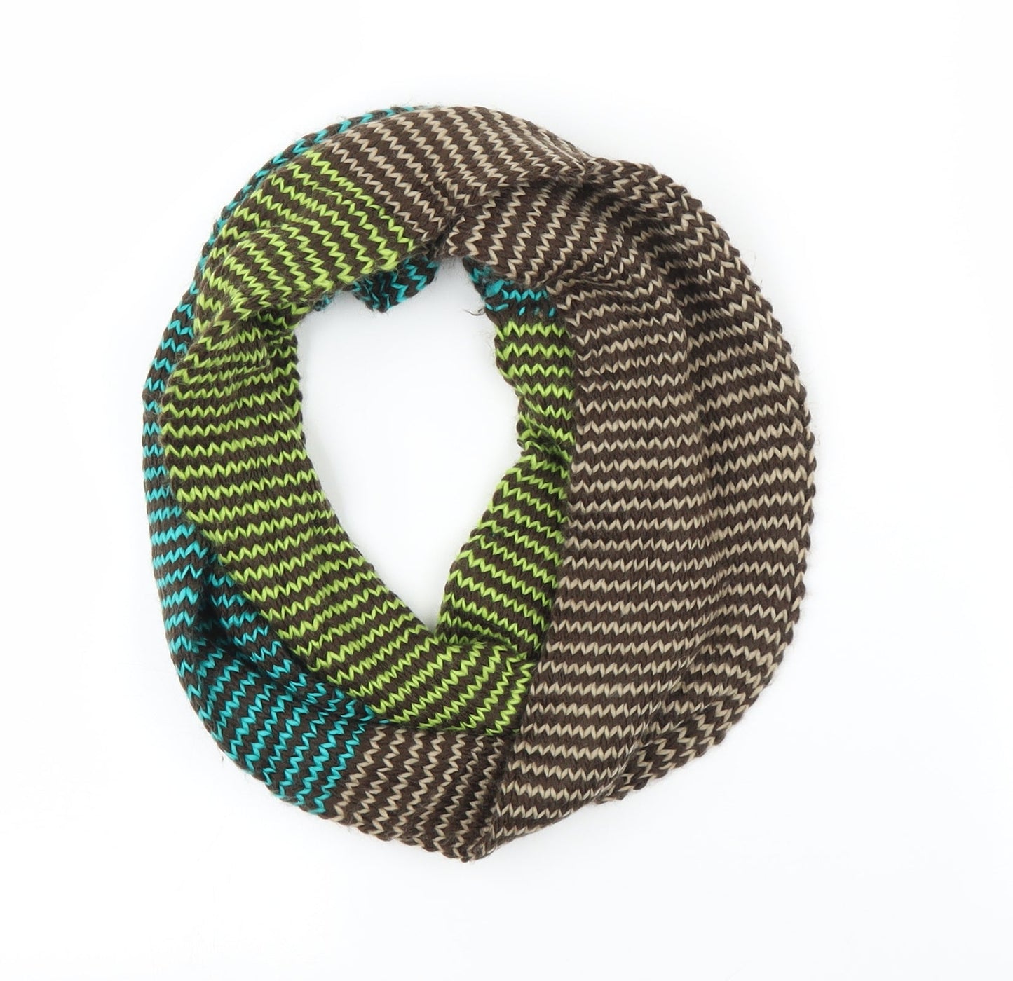 Passigatti Unisex Brown Herringbone Scarf