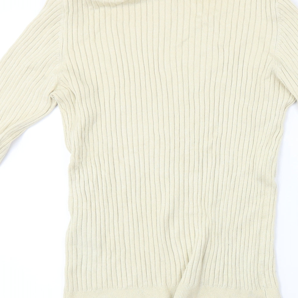 Only Womens Beige Pullover Jumper Size M