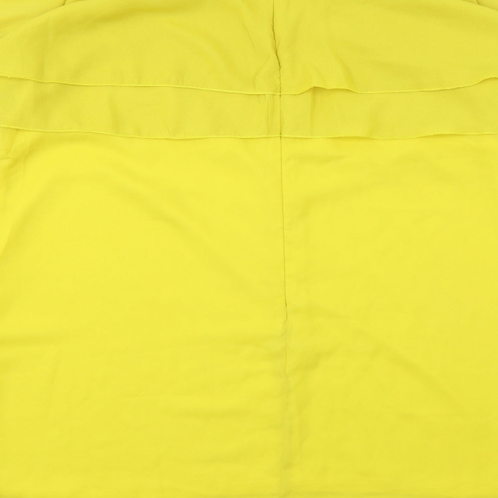Glamorous Womens Yellow A-Line Size M