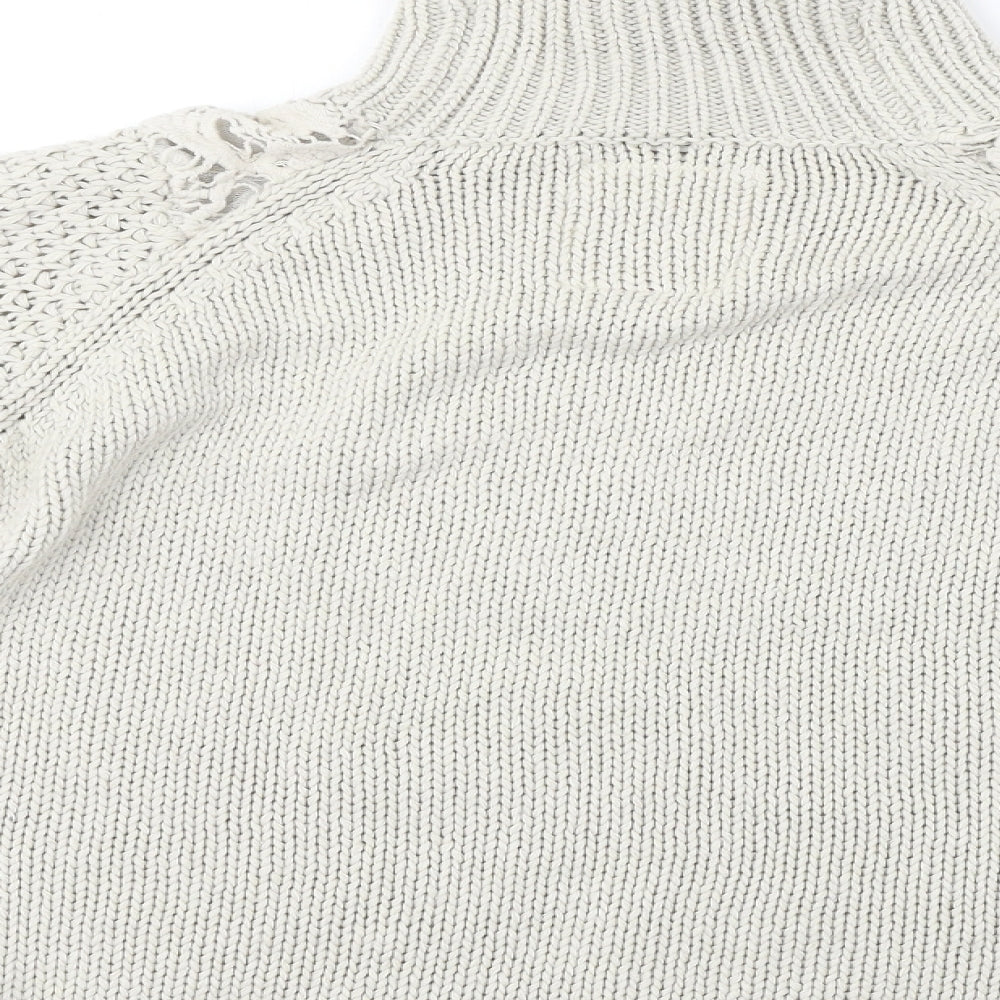 Preworn Womens Beige Pullover Jumper Size M