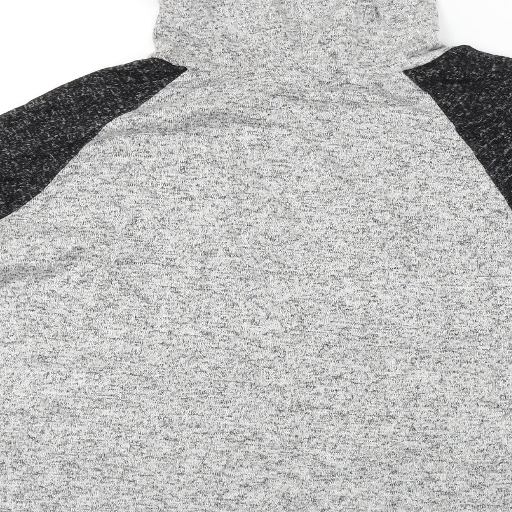 Ambiance Womens Grey Pullover Hoodie Size L