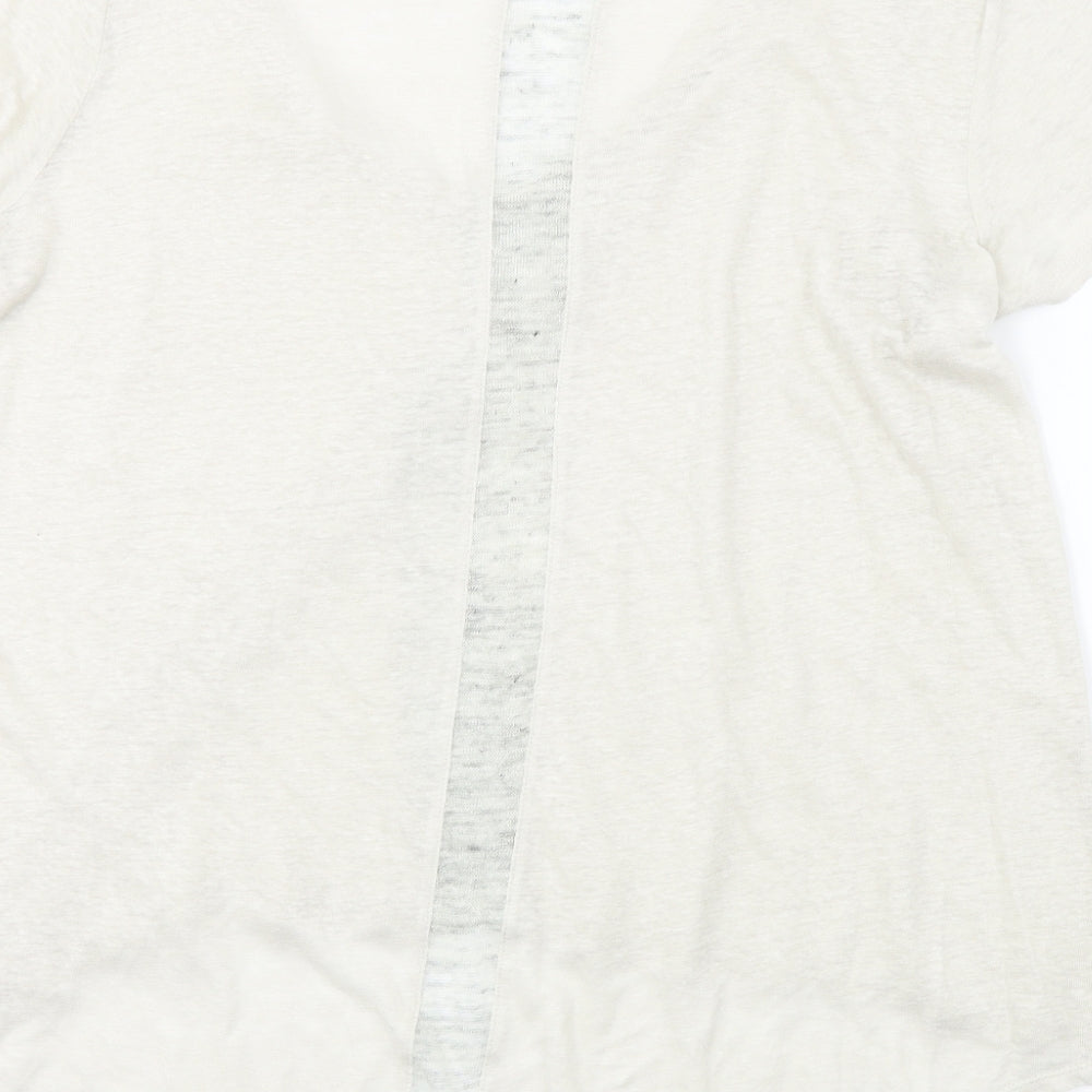 synthia rowley Womens Beige Basic T-Shirt Size XL