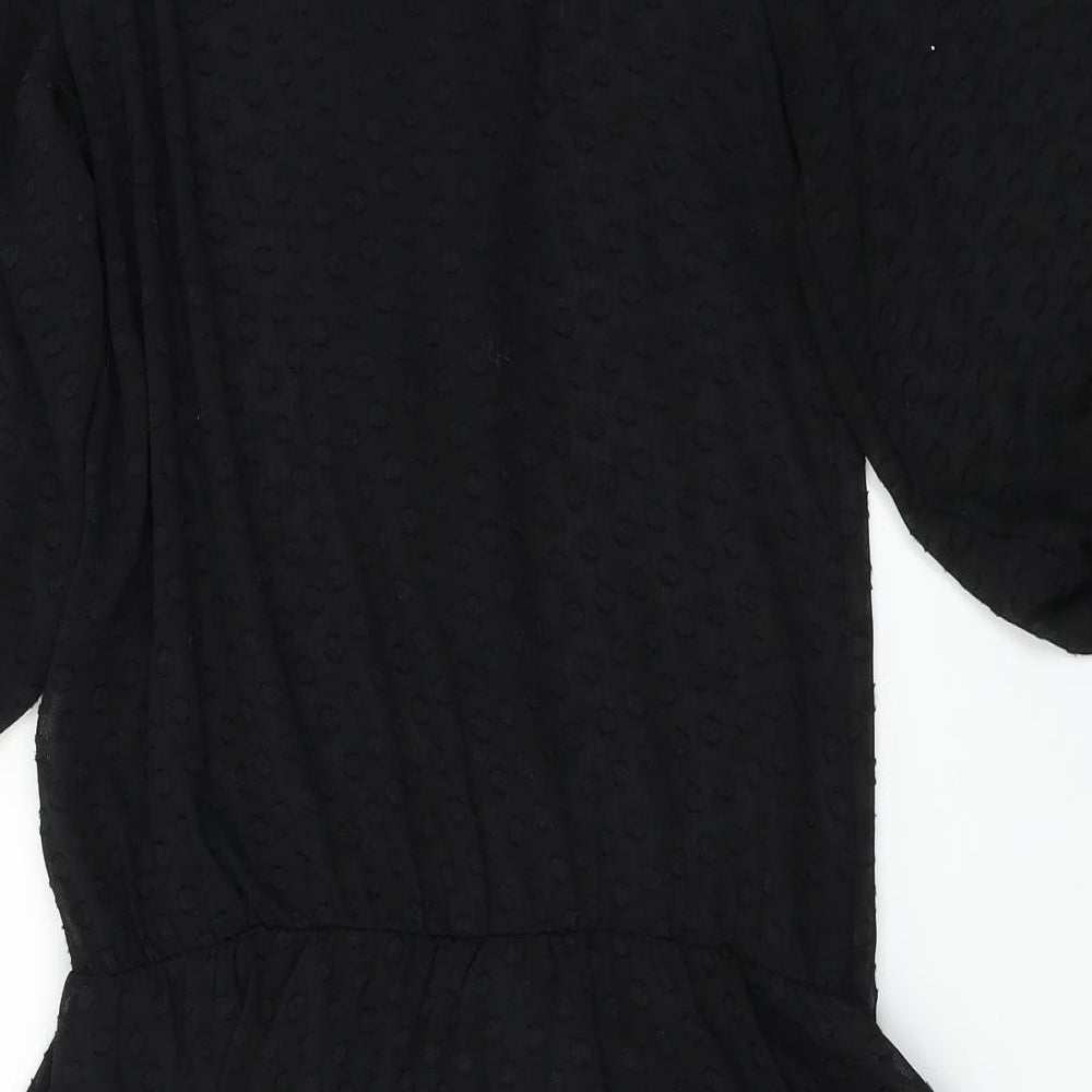 Sugarbebe Womens Black A-Line Size 14