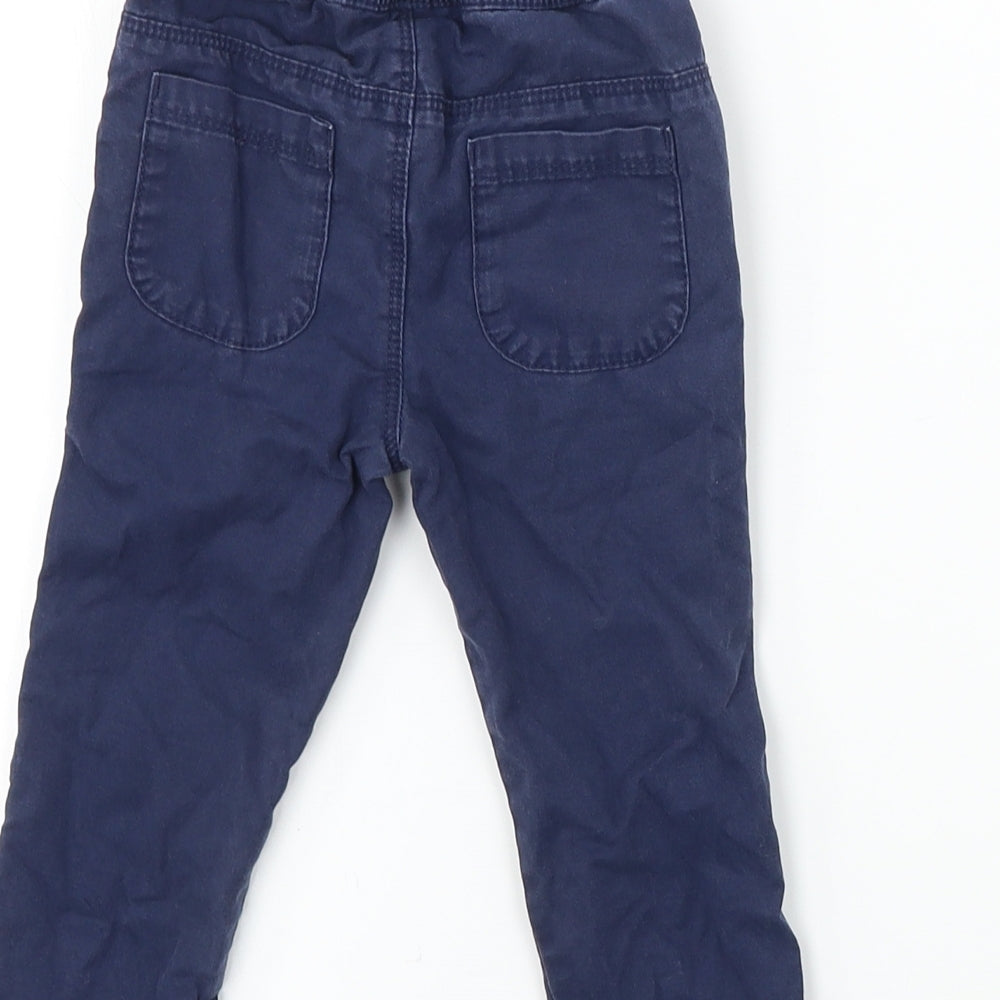 Matalan Boys Blue Cargo Trousers Size 6-9 Months