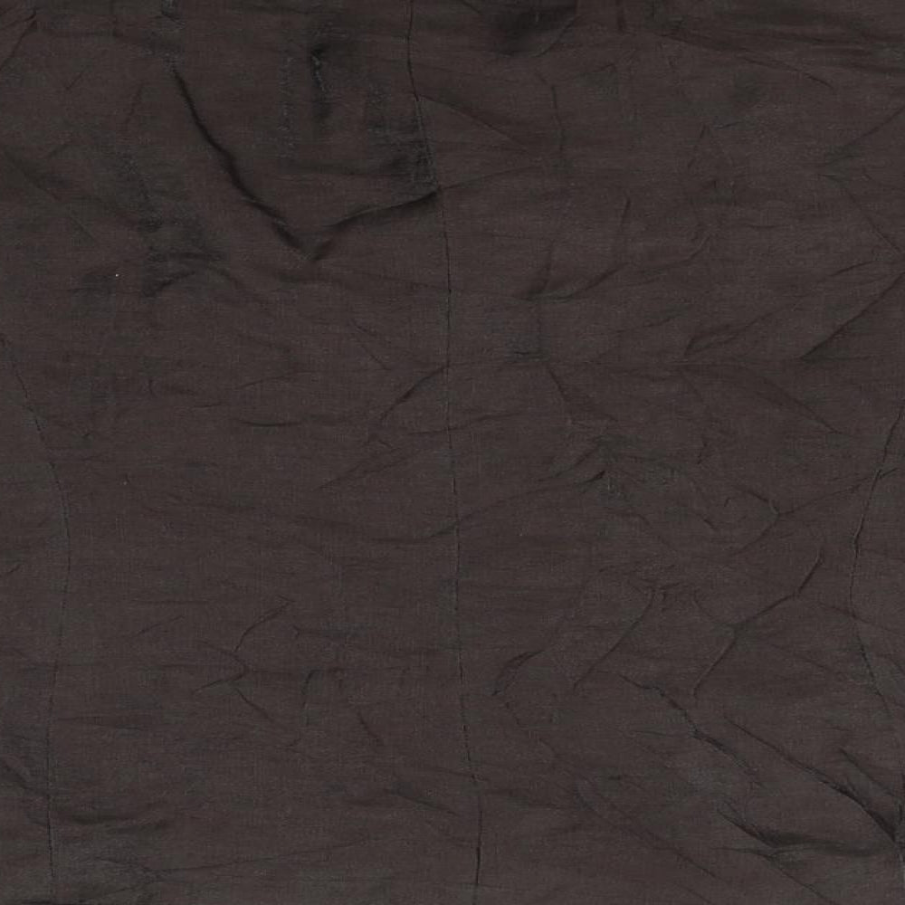 county casual Womens Brown Jacket Blazer Size 14 - BROKEN BUTTON
