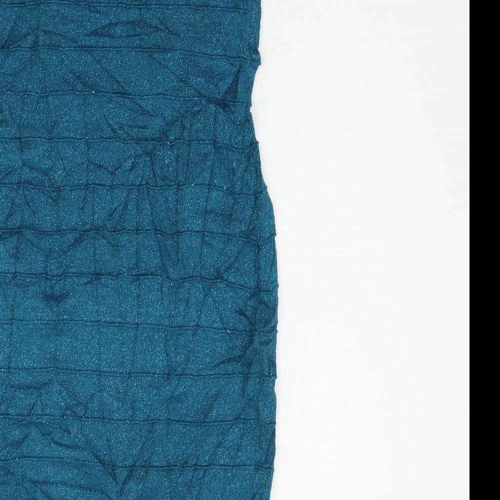 TALLY WEiJL Womens Blue A-Line Size 10