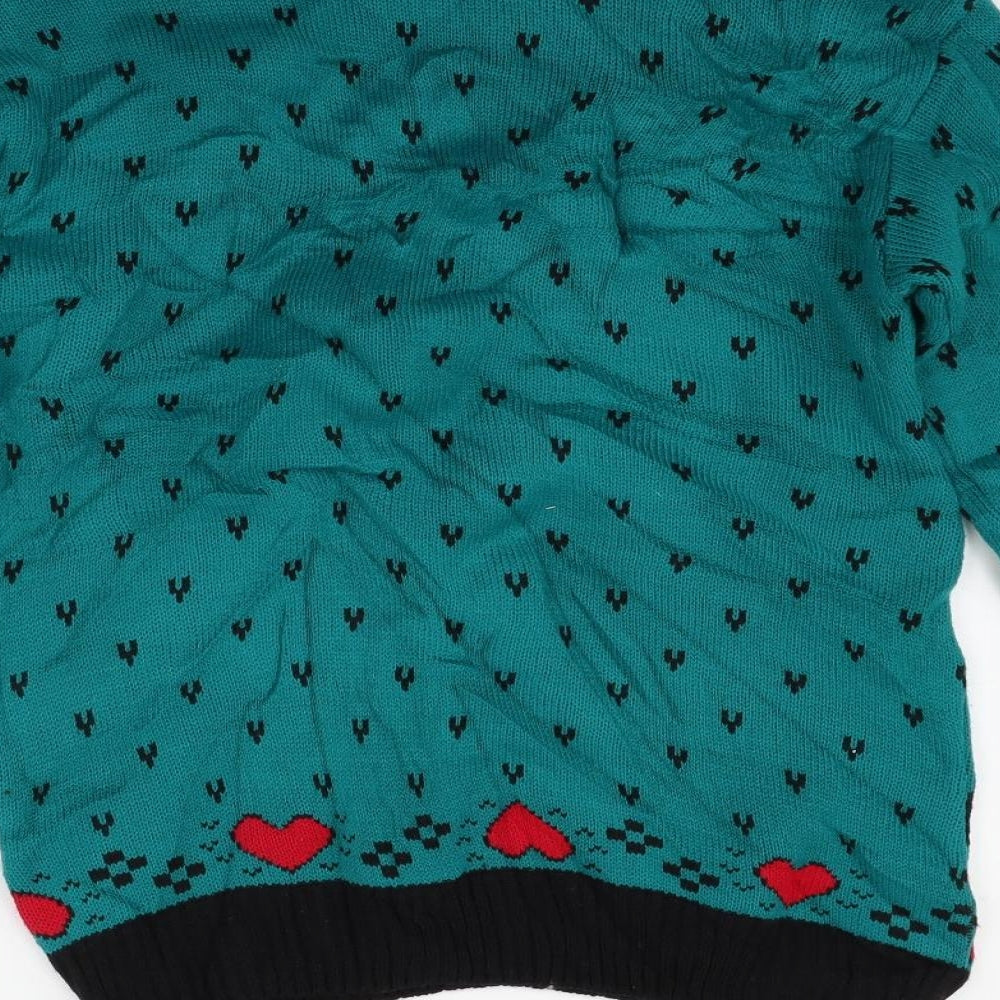 PURE Collection Womens Green Pullover Jumper Size M