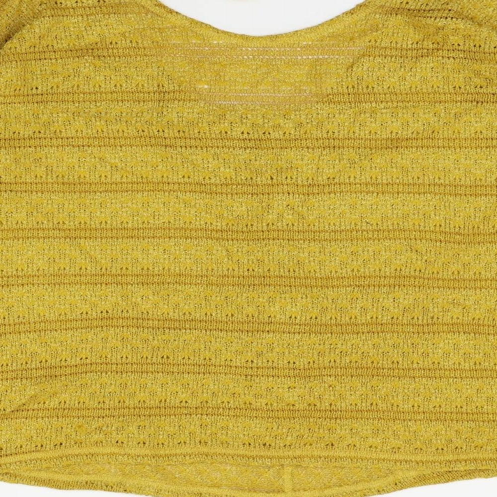 NEXT Womens Yellow Pullover Jumper Size 14