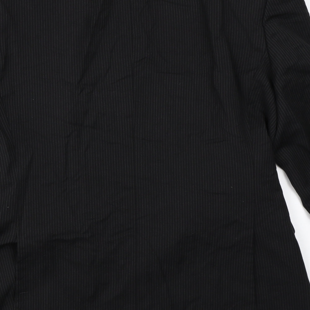 Marks & Spencer Mens Black Jacket Blazer Size 38