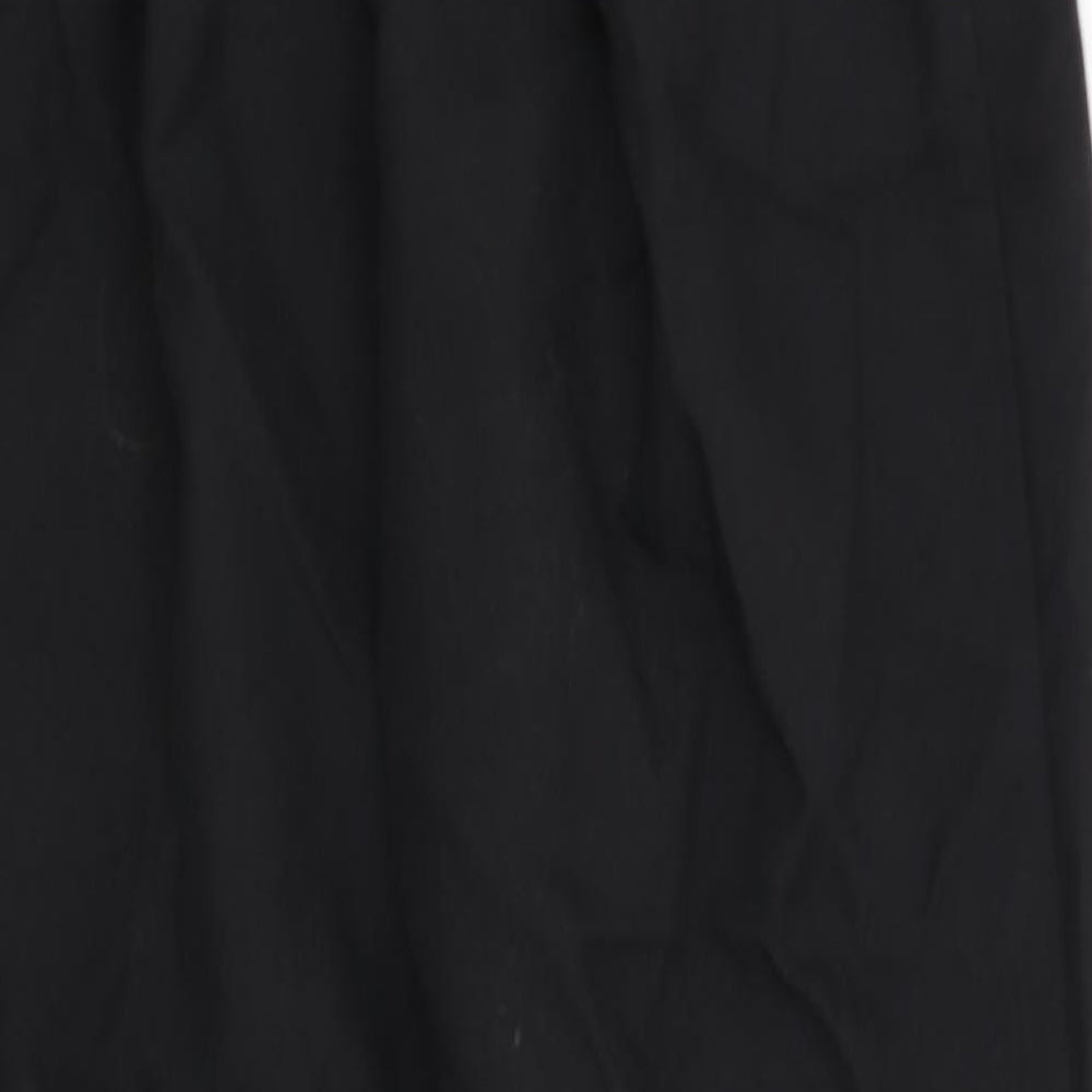 Bodywise Womens Black Dress Pants Trousers Size 14 L30.5 in