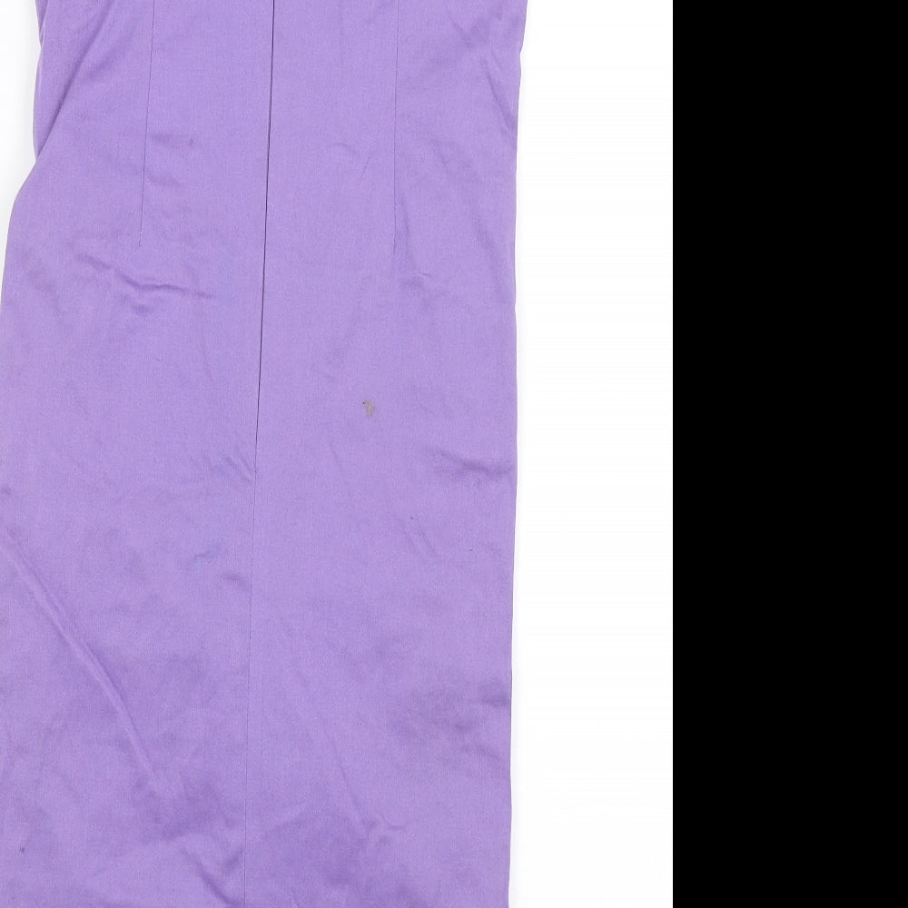 Bay Womens Purple Bodycon Size 8