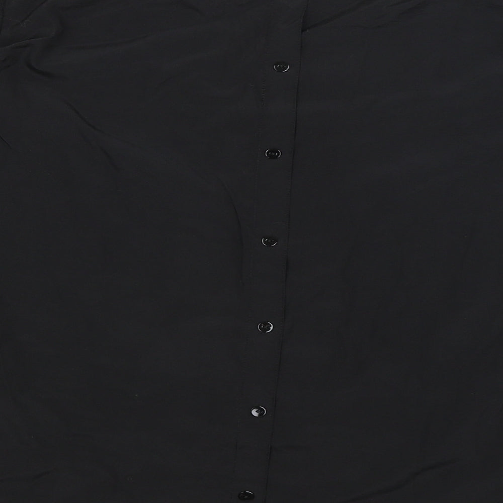 Espirit Womens Black Basic Blouse Size S