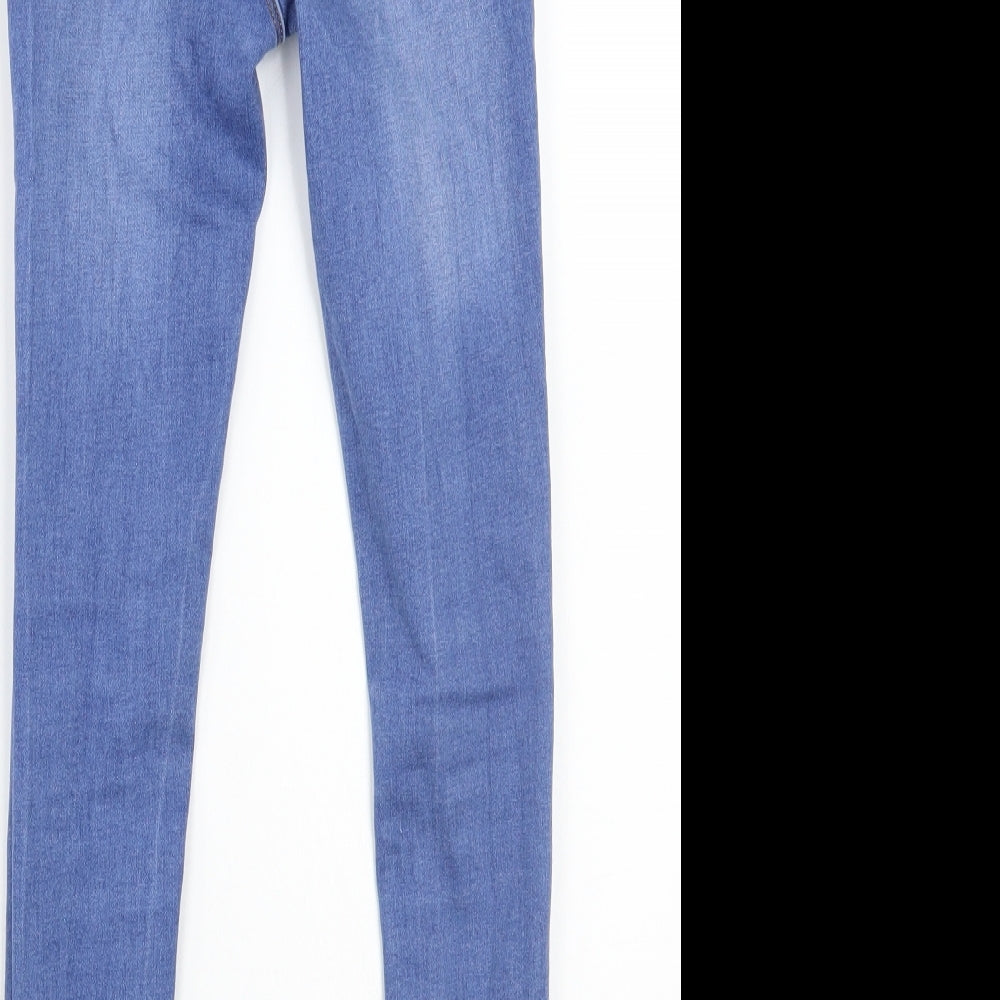 Denim & Co. Girls Blue Denim Skinny Jeans Size 9 Years