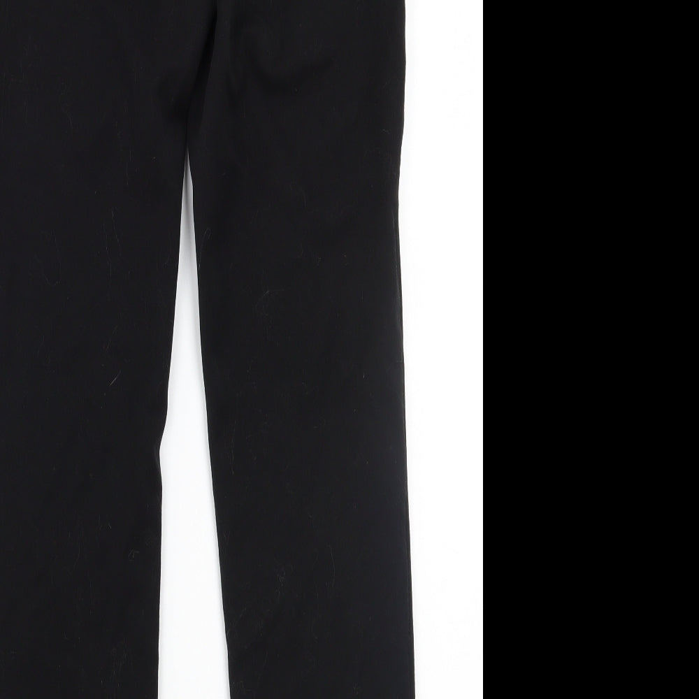 Marks and Spencer Womens Black Trousers Size 8 L29 in