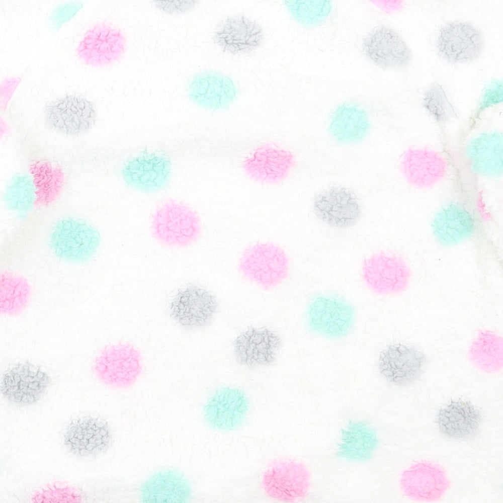 Adore Womens White Polka Dot Top Pyjama Top Size S