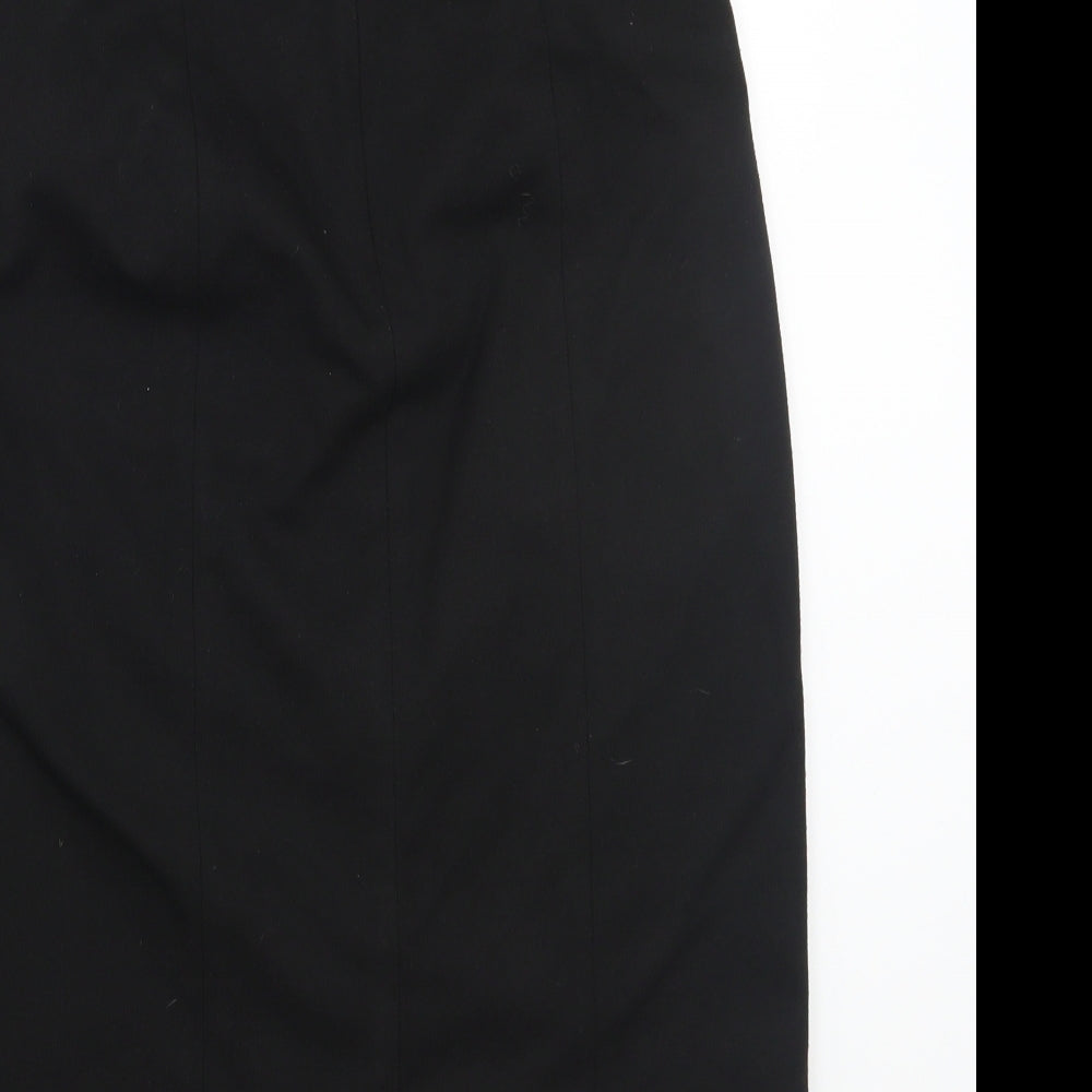 Precis Womens Black A-Line Skirt Size 10