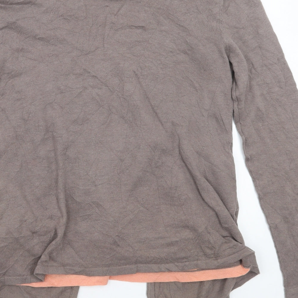 Jobis Womens Brown Cardigan Jumper Size L