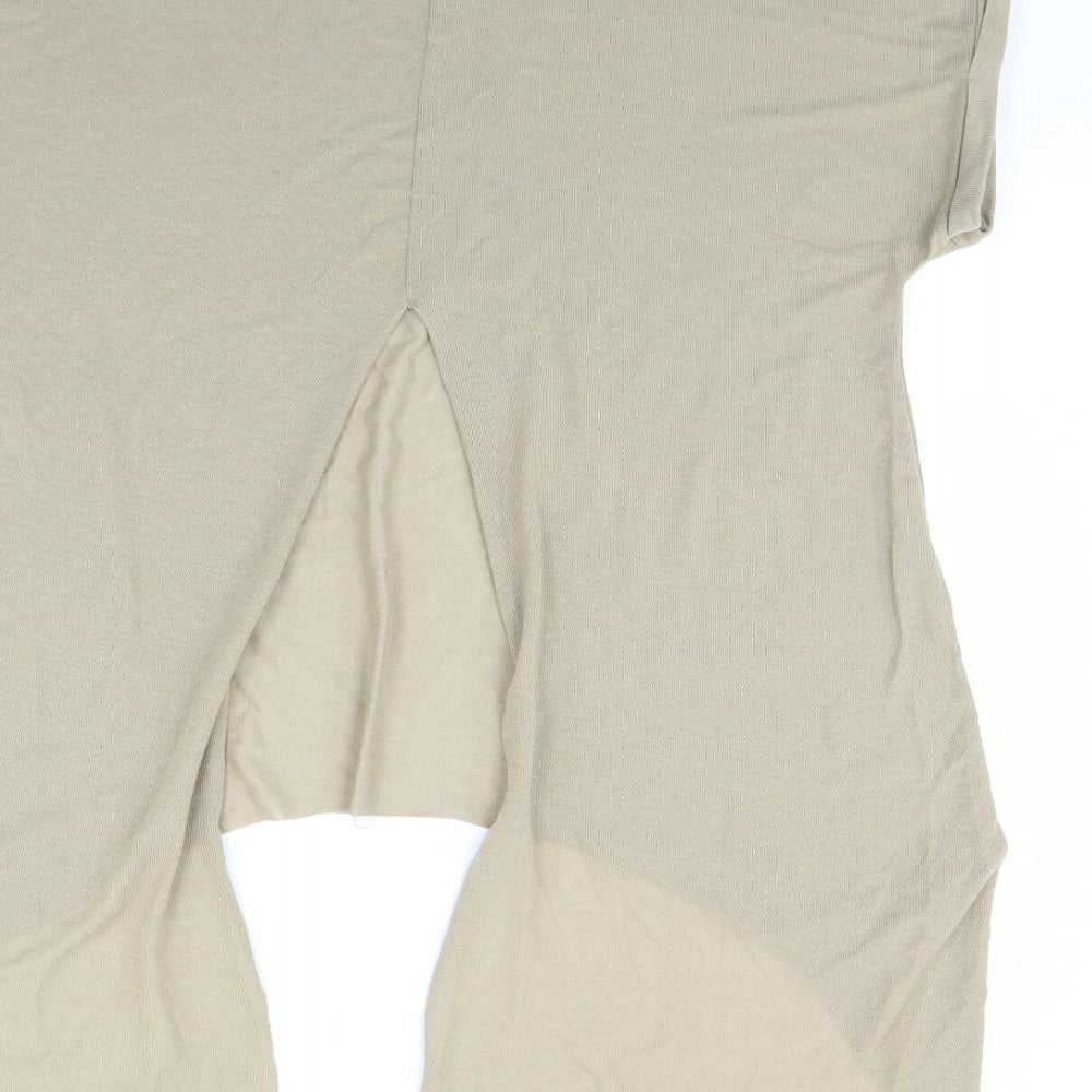 Topshop Womens Green Basic Blouse Size 12