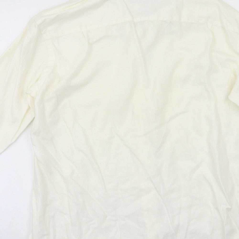 NEXT Mens White Button-Up Size S