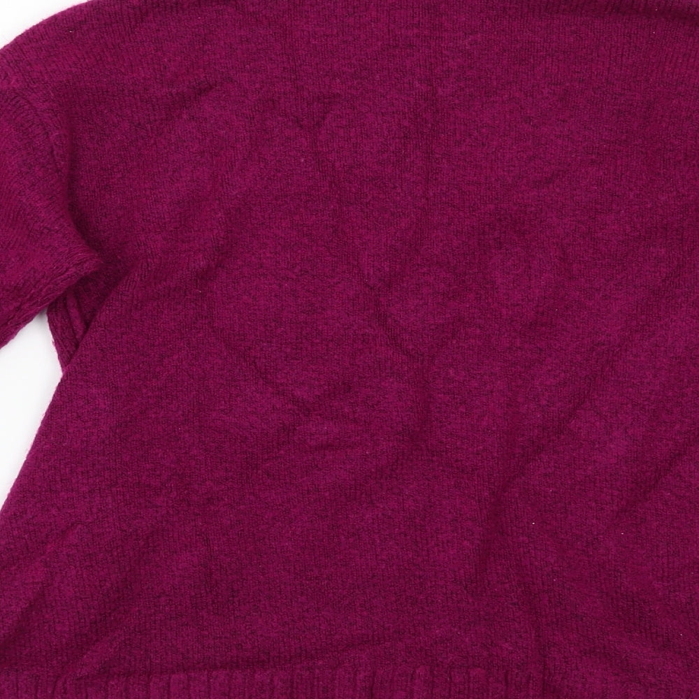 Preworn Womens Purple Pullover Jumper Size S