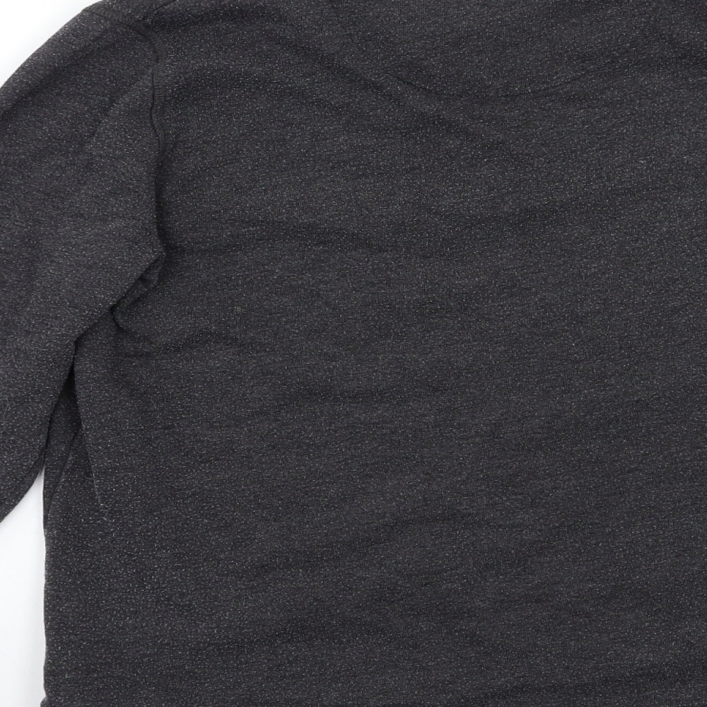 Brave Soul Mens Grey Pullover Sweatshirt Size L
