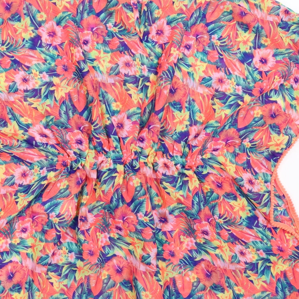 Primark Girls Multicoloured Floral Basic Blouse Size 9-10 Years