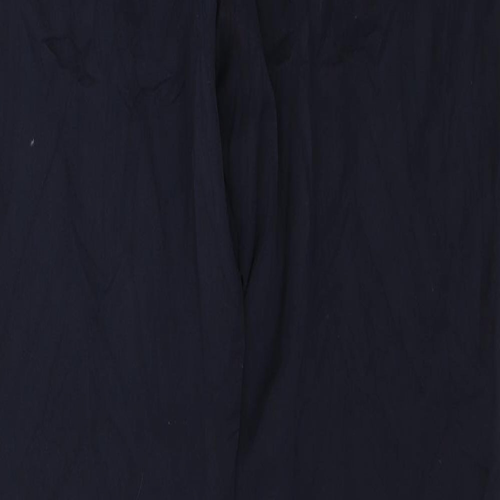 M&S Womens Blue Dress Pants Trousers Size 12 L28 in