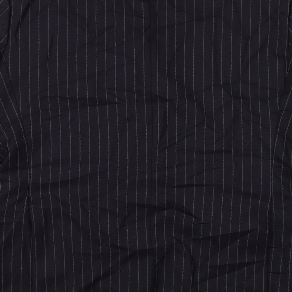 NEXT Mens Black Striped Jacket Blazer Size 40