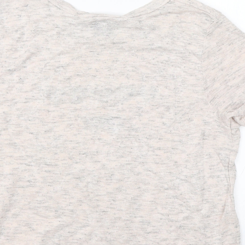 Atmosphere Womens Pink Basic T-Shirt Size 10 - Dream on