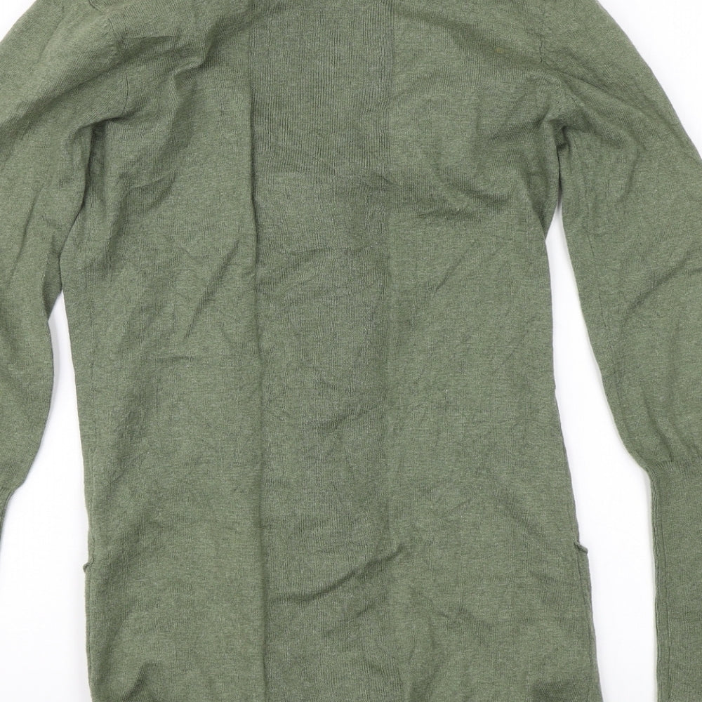 New Look Womens Green Shrug Jumper Size 8