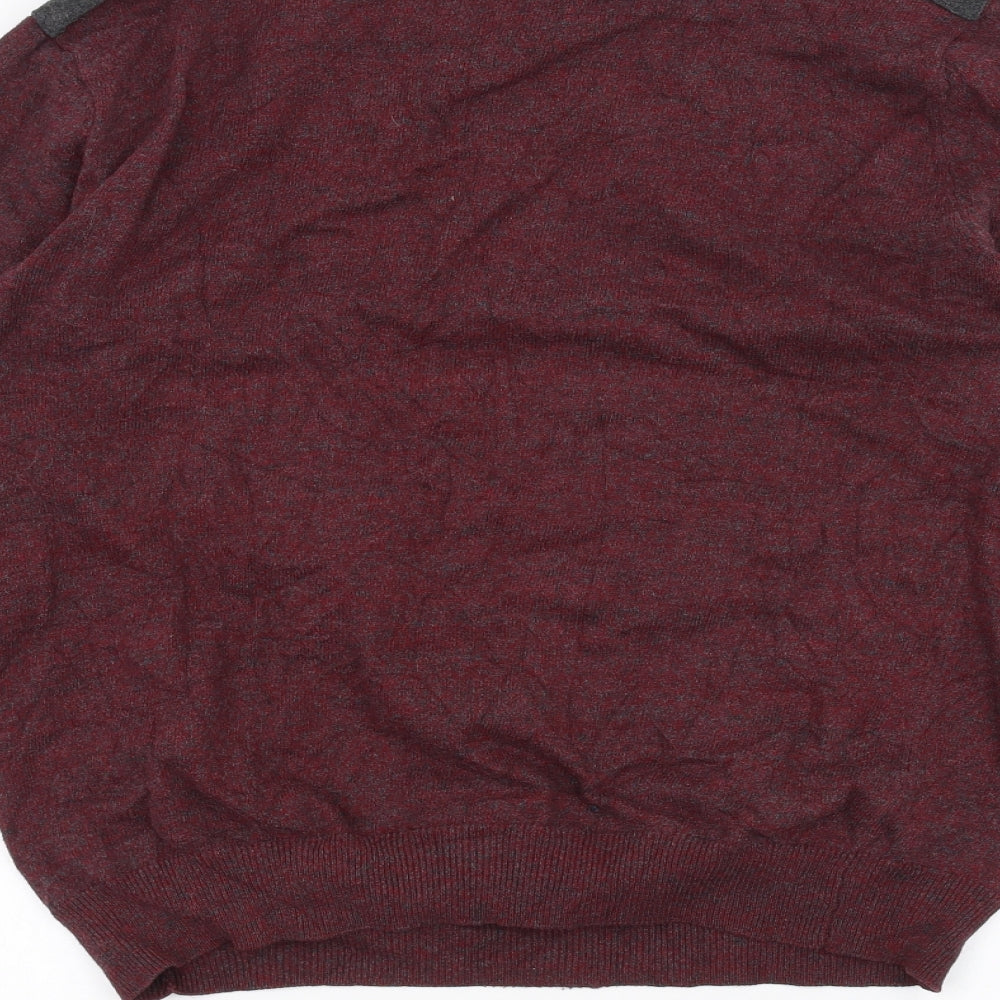 Cedarwood State Mens Red Pullover Jumper Size S