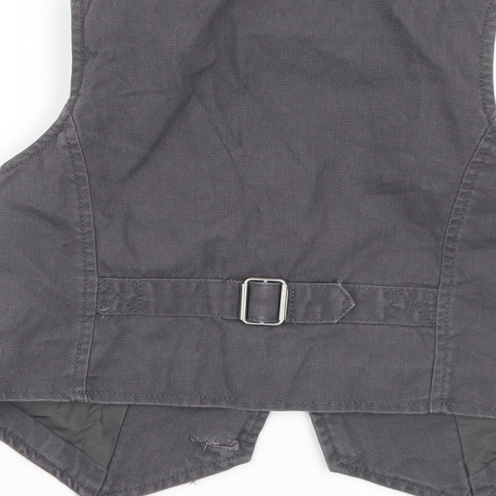 NEXT Boys Brown Denim Basic Dress Shirt Size 3 Years - Waistcoast