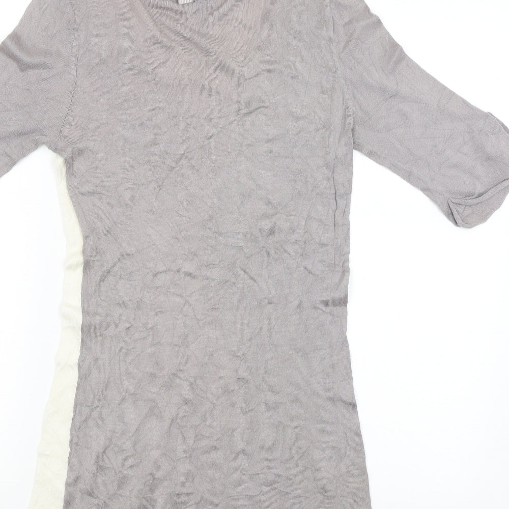 Silvian Heach Womens Grey Pullover Jumper Size M