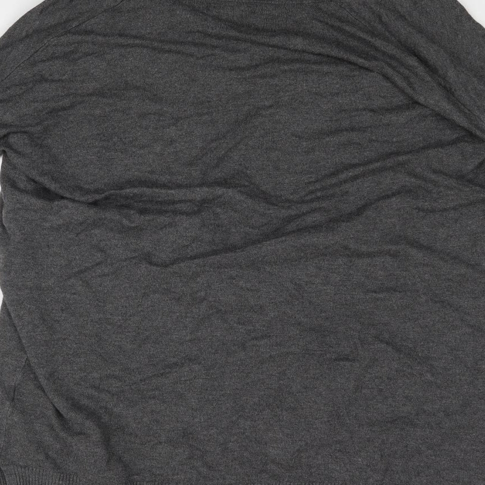 Atmosphere Womens Grey Wrap Blouse Size 8