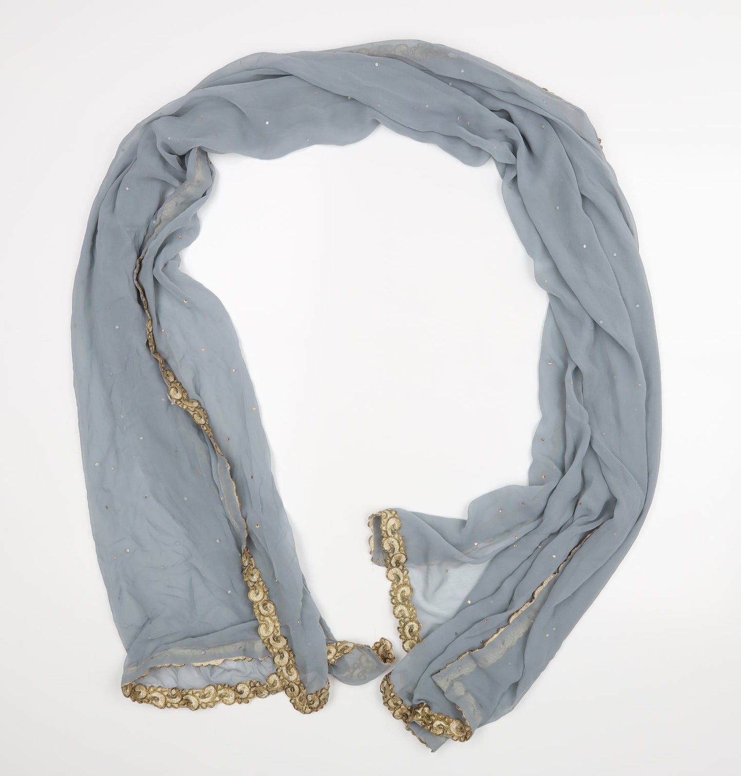 Preworn Womens Grey Scarf