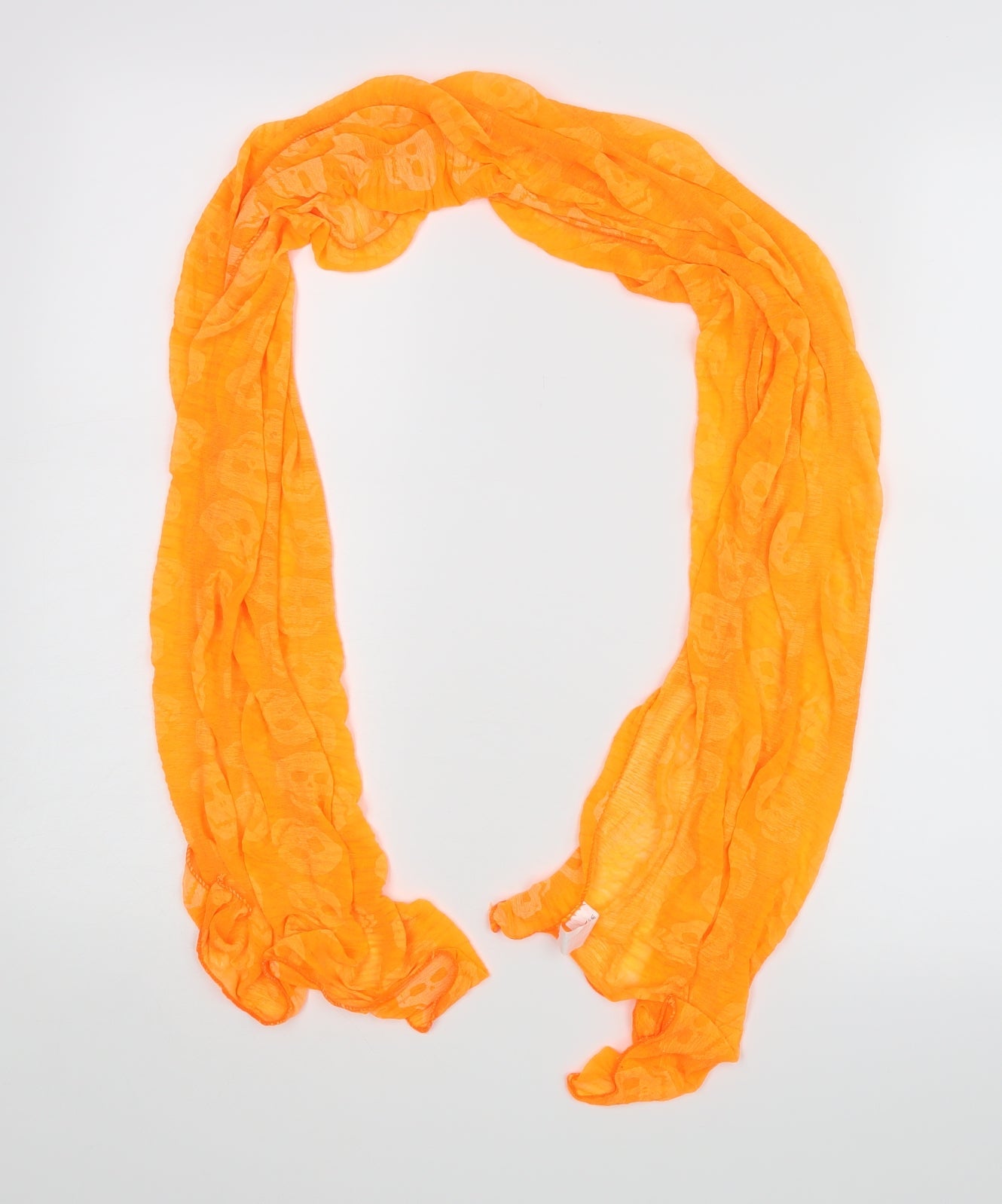 Preworn Unisex Orange Scarf