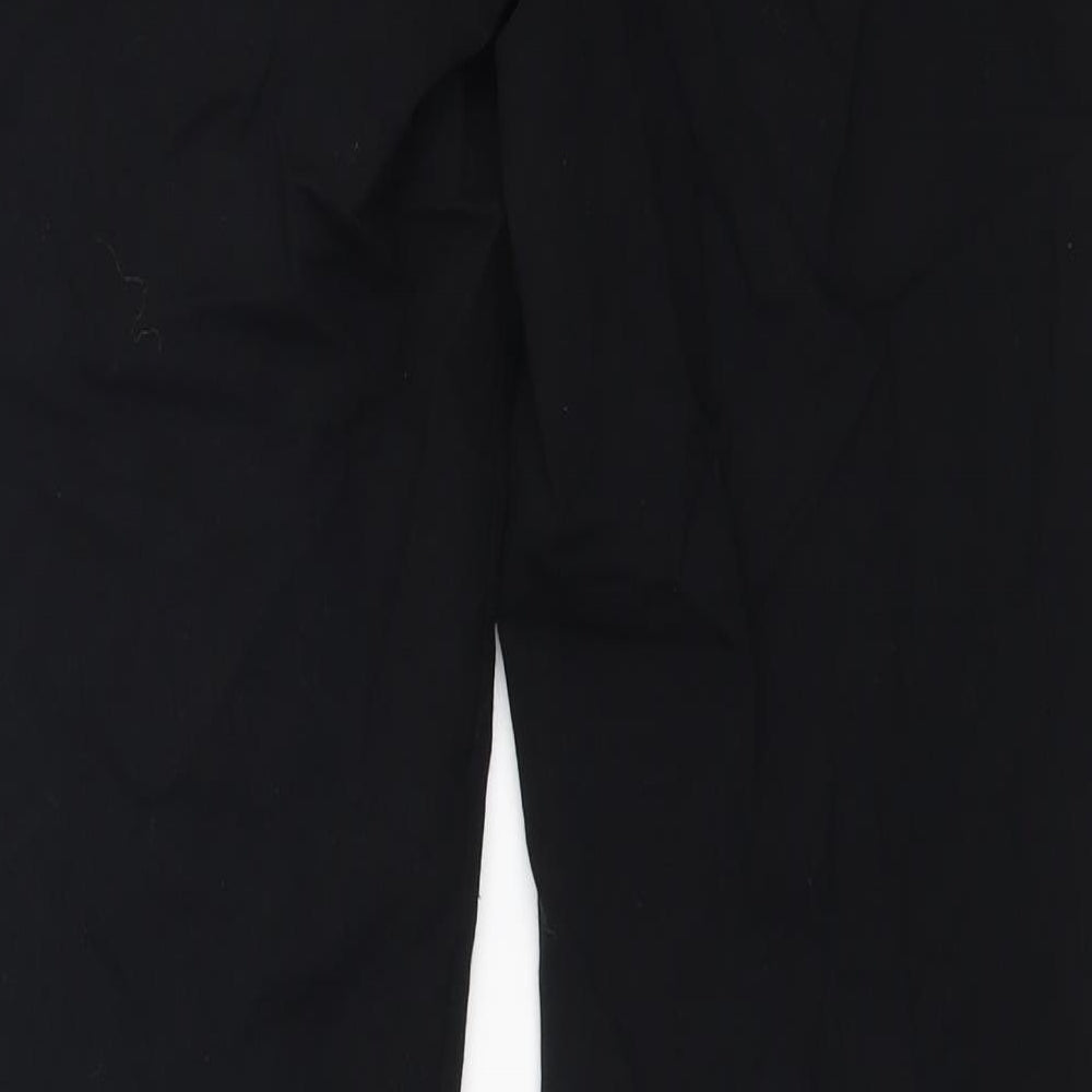 Marks & Spencer Womens Black Dress Pants Trousers Size 8 L30 in