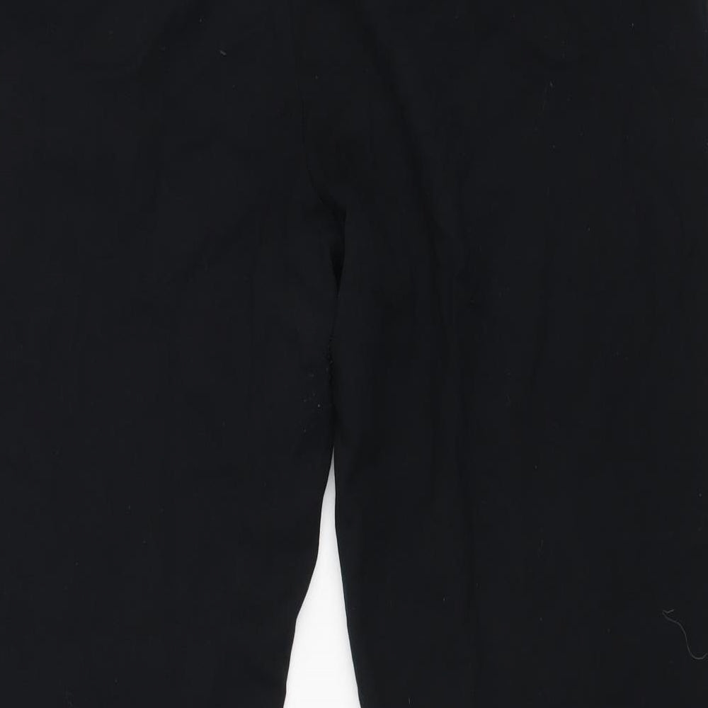Marks & Spencer Womens Black Dress Pants Trousers Size 14 L25 in