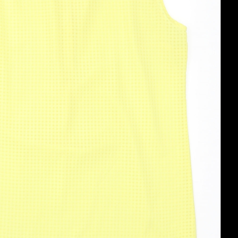 BHS Womens Yellow Basic Tank Size 14