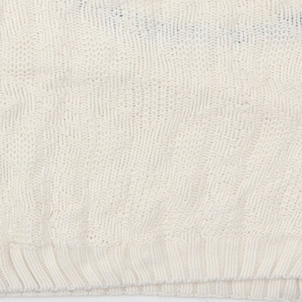 Primark Womens Ivory Pullover Jumper Size 4
