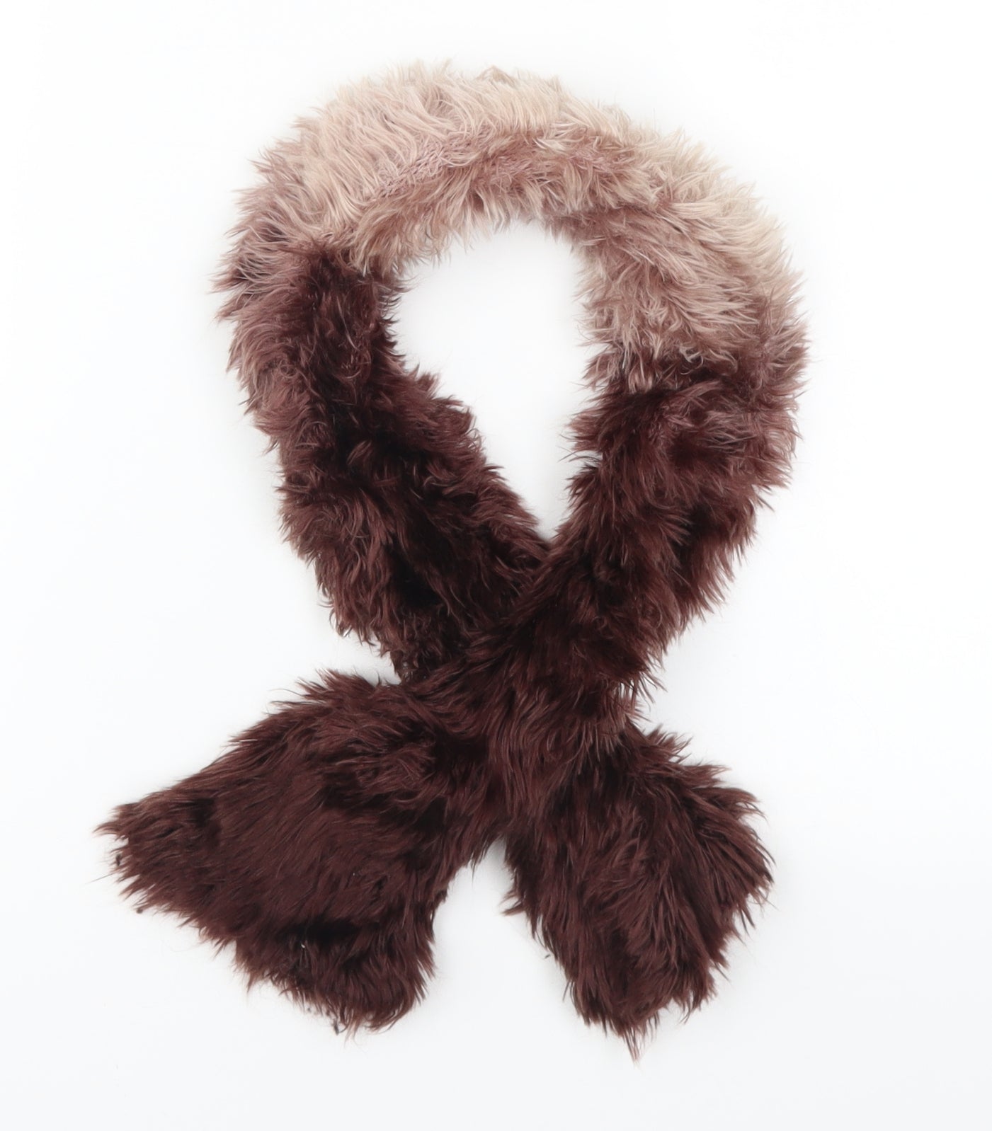 Preworn Womens Brown Scarf - Ombre