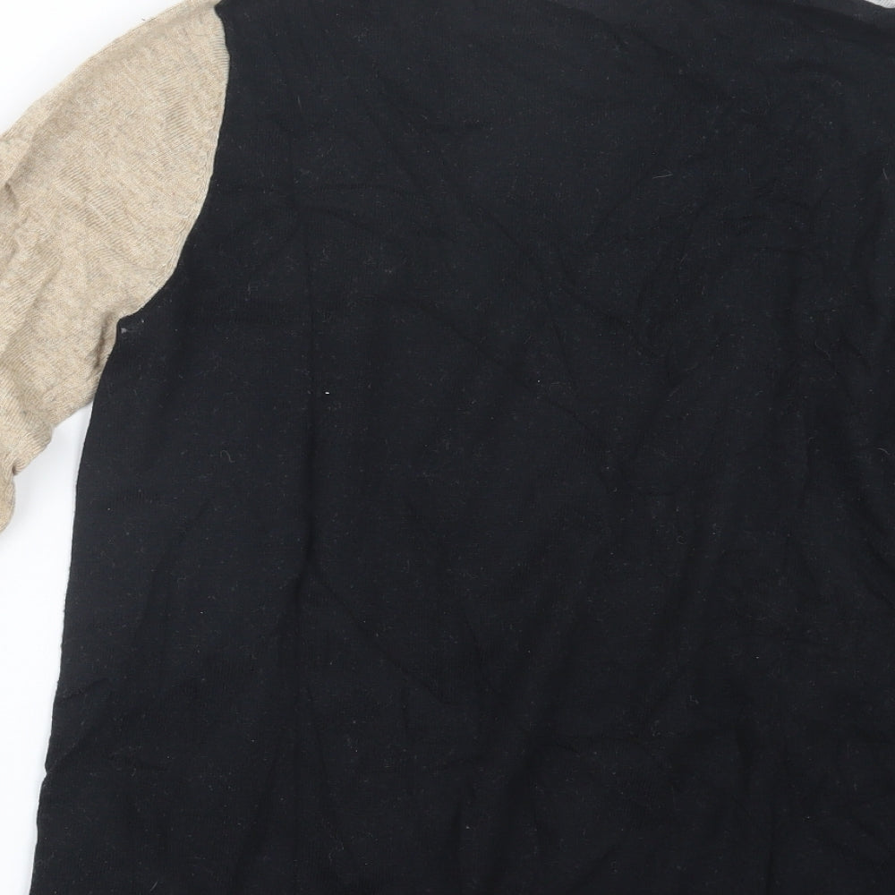 Signature Womens Beige Knit Pullover Jumper Size M