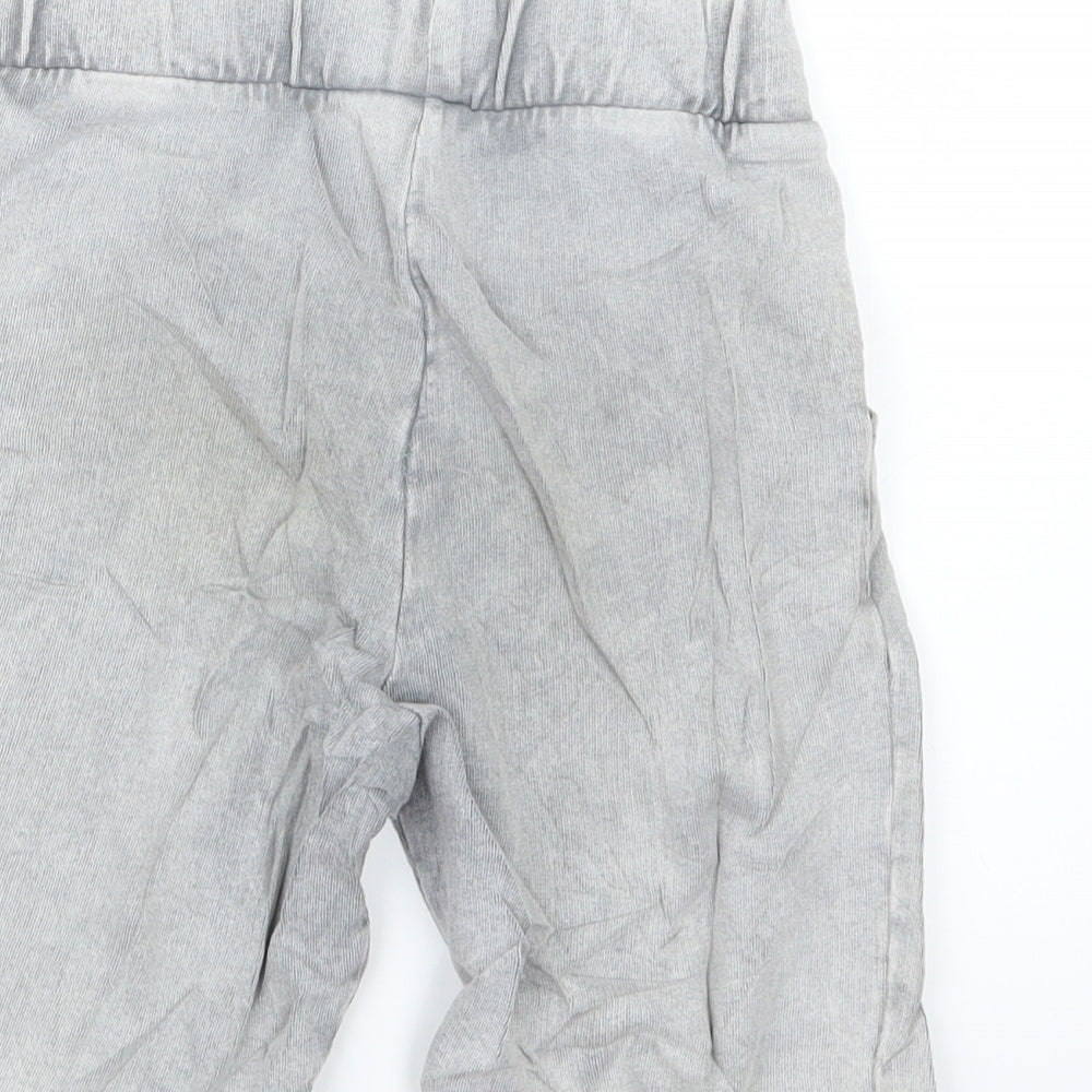 F&F Boys Grey Cropped Trousers Size 6-7 Years